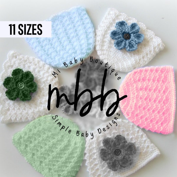 Baby Flower Hat - Etsy