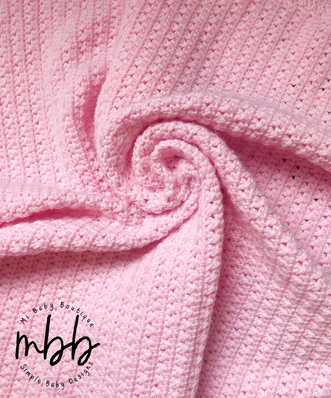 Easy X N O's Baby Blanket CROCHET PATTERN Simple Throw Any Size Infant