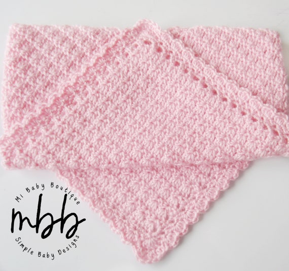 Single crochet baby blanket hotsell