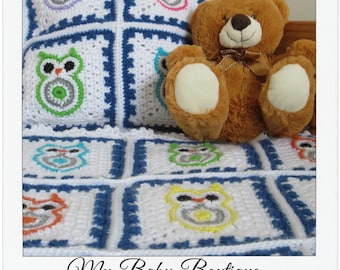 Owl Creations Baby Blanket and Pillow