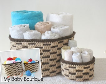 Complete Basket Set - 4 Sizes - PATTERN