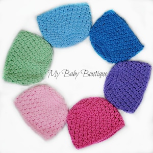 Crochet PATTERN - Baby Berry Caps - 8 Sizes!