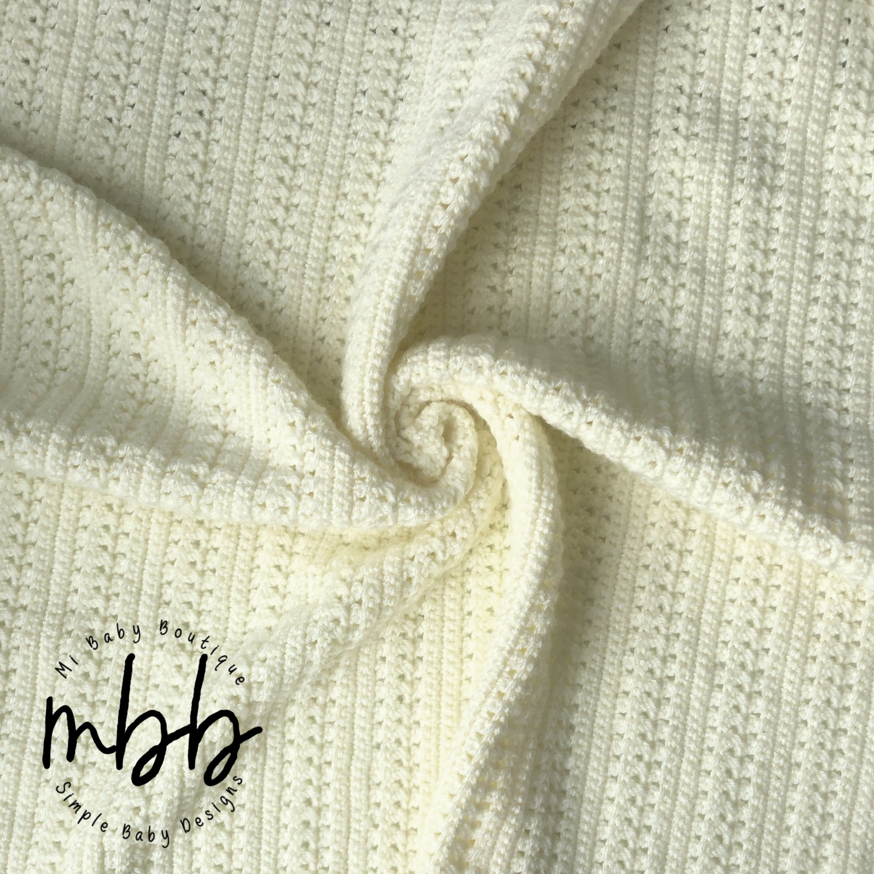 Easy Darling Baby Blanket ANY SIZE Crochet Pattern Baby Etsy