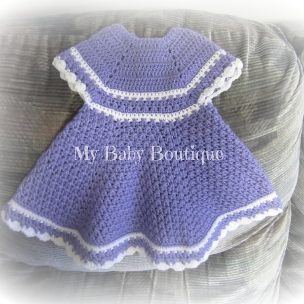 Dressy X n' O's Newborn Dress - Crochet Pattern - PDF Download