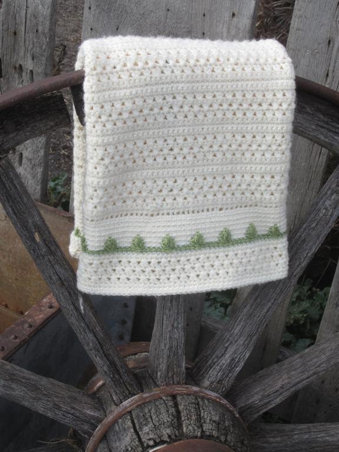 Darling Baby Blanket 5 Sizes CROCHET PATTERN Etsy