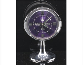 Vintage Westclox Silver Jubilee Pedestal  Alarm Clock