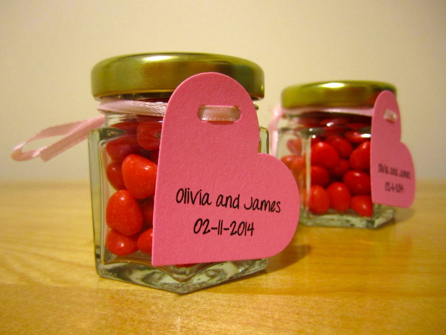 Wedding Favor Jars DIY Wedding Shower Favors Favours 24 Etsy
