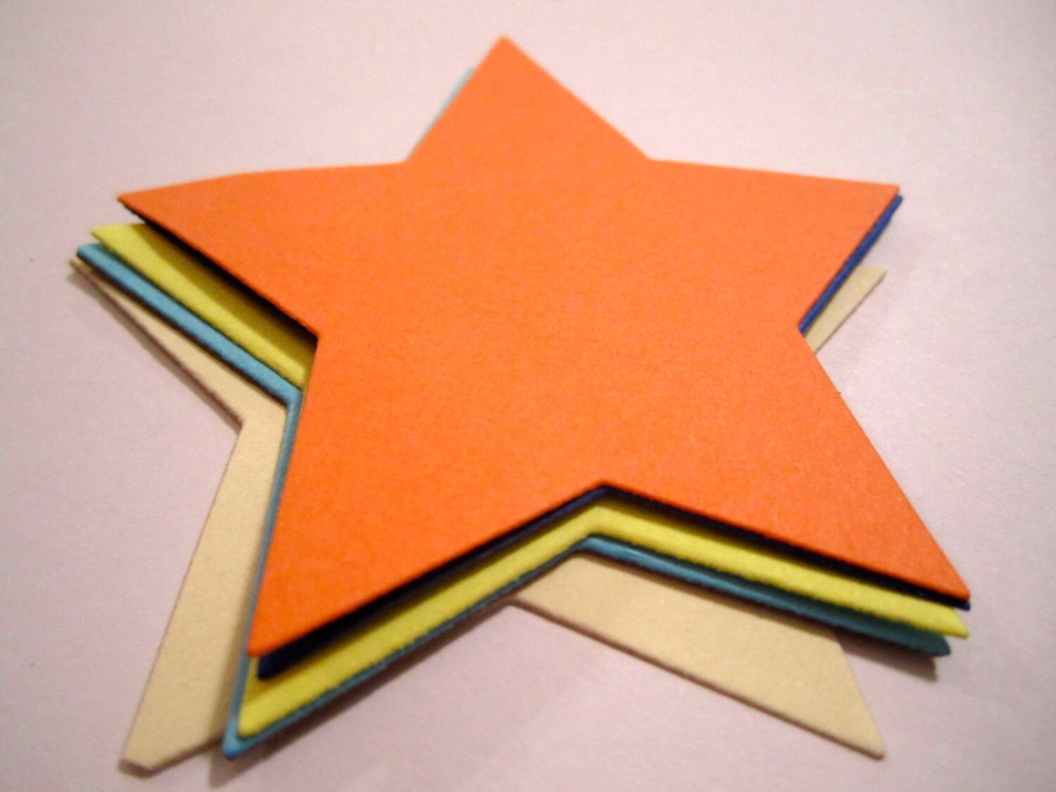 25 Paper Star Die Cut Cut Out Star Cut Outs 3/4 inch by 3/4 Etsy