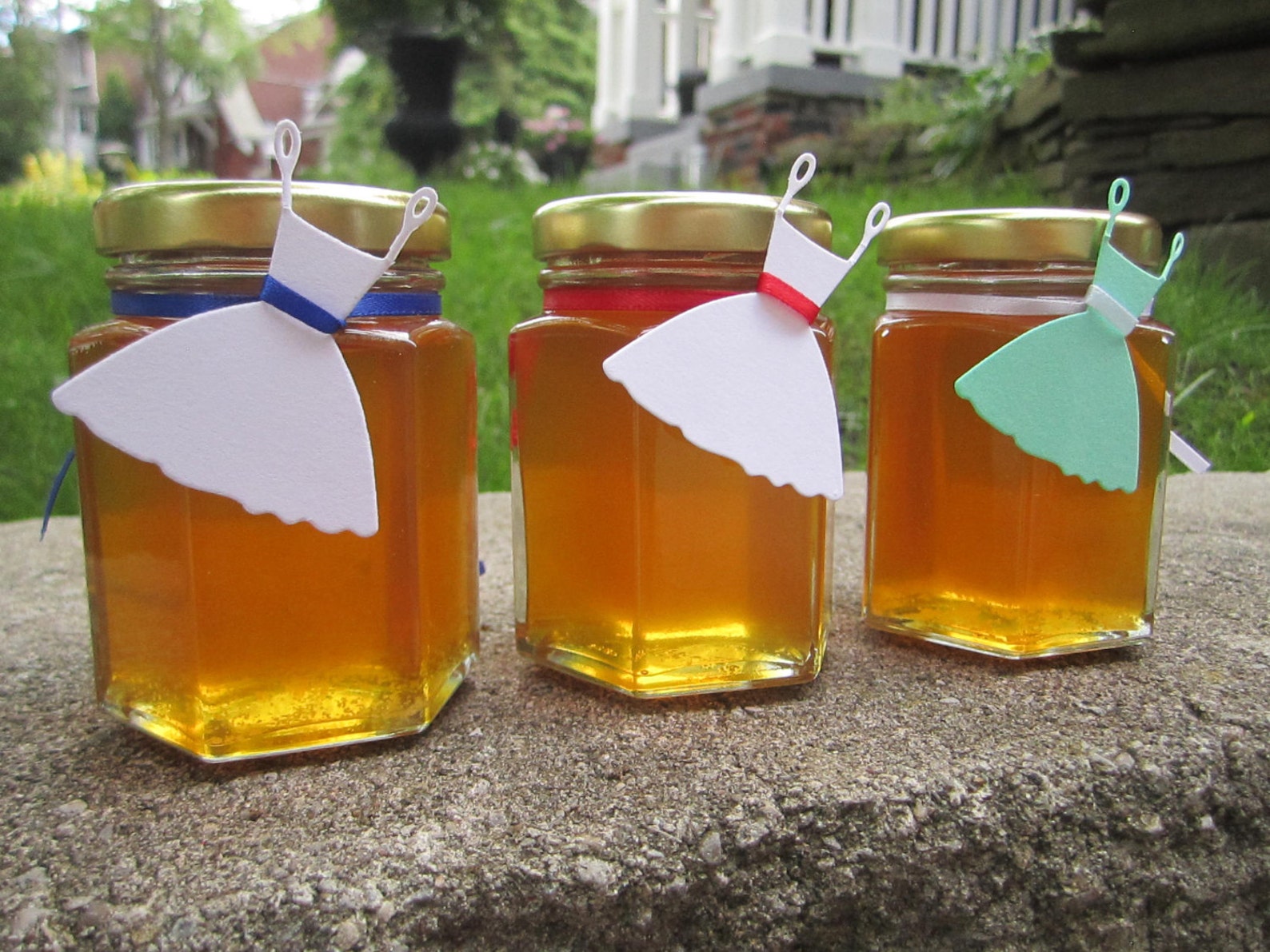 Honey Bridal Shower Favors Honey Favours With Wedding Dress Etsy