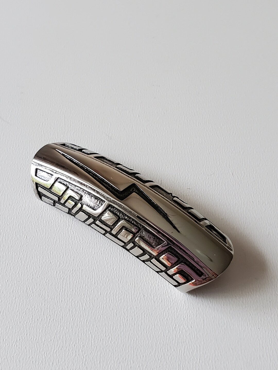 1 Lighting Leather Cord Slider, 304 Stainless Steel Slider, Leather