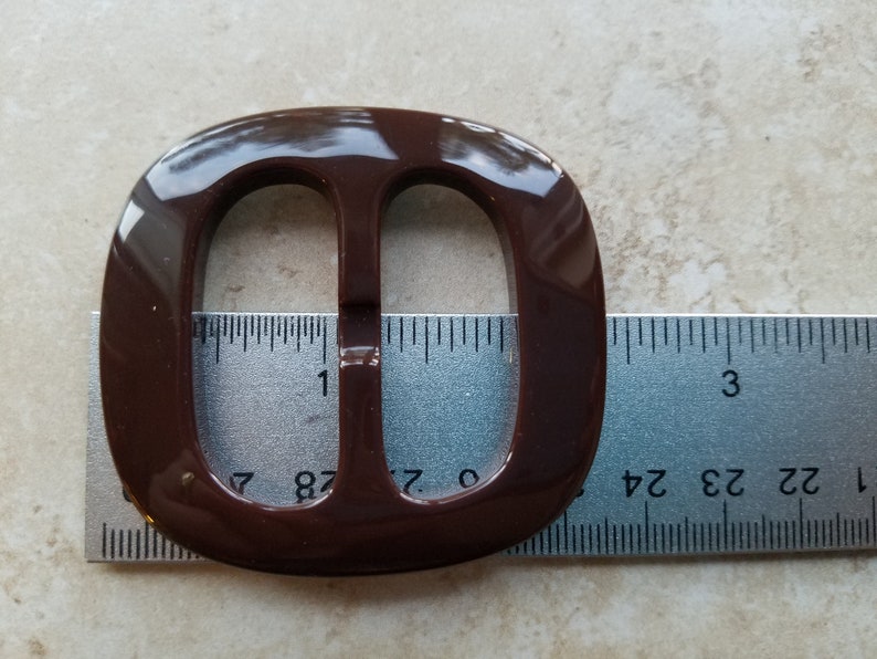 brown buckle square round corners buckle slide buckle chocolate brown belt buckle Brown acrylic square buckle 1
