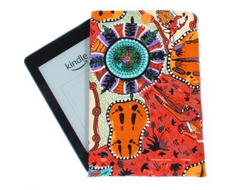 Padded Kindle Paperwhite Sleeve: Kangaroo Fabric E-reader Cover