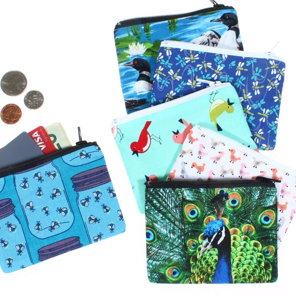 mini zipper earbuds pouch coin purse rosary wallet gift for him credit card holder makeup tooth fairy bag hearing aid pouch tech gear bag