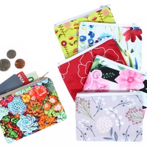 mini floral zipper pouch earbuds rosary coin wallet gift credit card holder cosmetic crystal tea essential oil bag hearing aid case