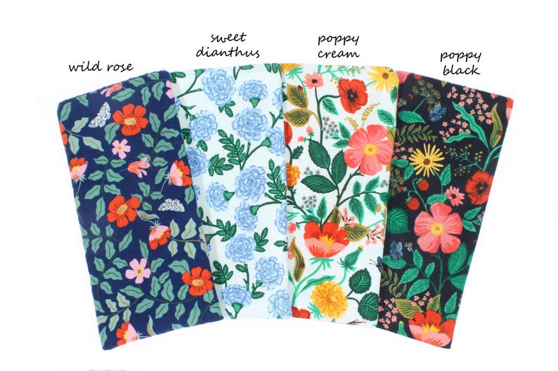 Floral Glasses Case: Soft Fabric Sunglasses Pouch, Rifle Paper Style image 8