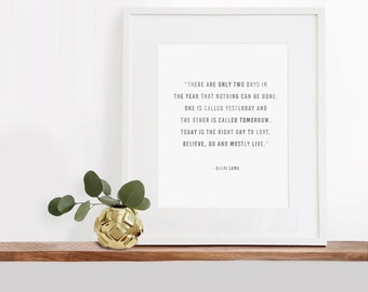 Love, Believe, Do and mostly Live Dalai Lama Digital Printable Art, 8x10 inches, Typography Art Print