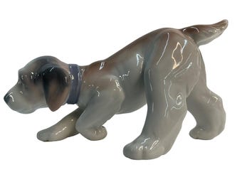 Lladró "Little Hunter" Porcelain Dog Figurine 06212 Valencia Spain Original Box