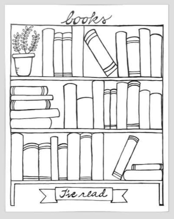 Books I Ve Read Bookshelf Graphic Organizer Printable Etsy