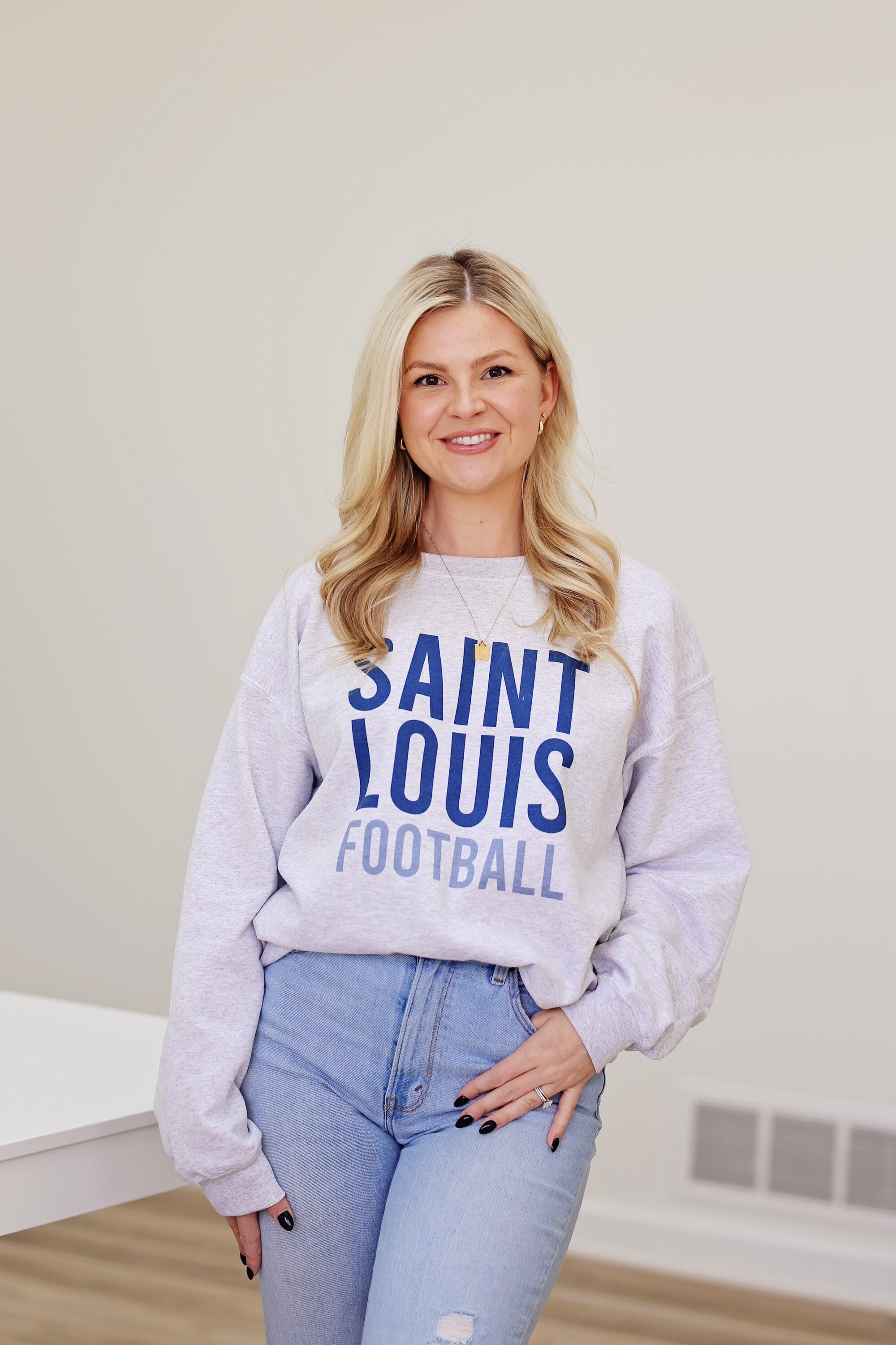 Saint Louis Football Sweatshirt Etsy Canada