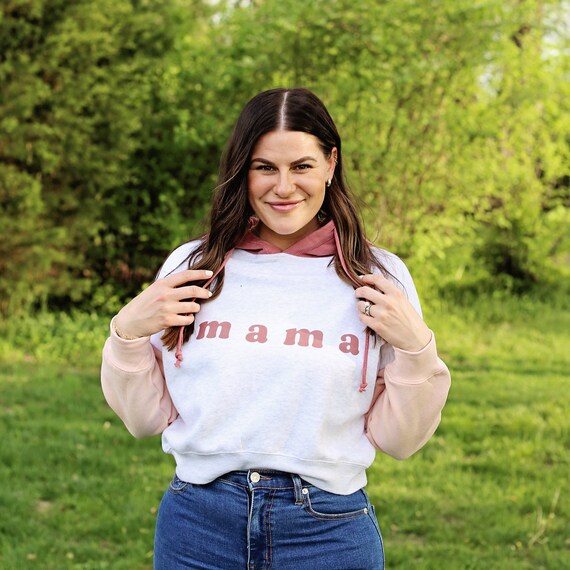 Color block crewneck sale
