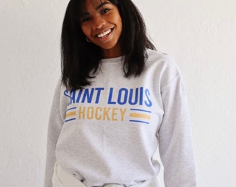 ShaysCollectionCo Stl Sweatshirt, Blues Hockey Sweatshirt