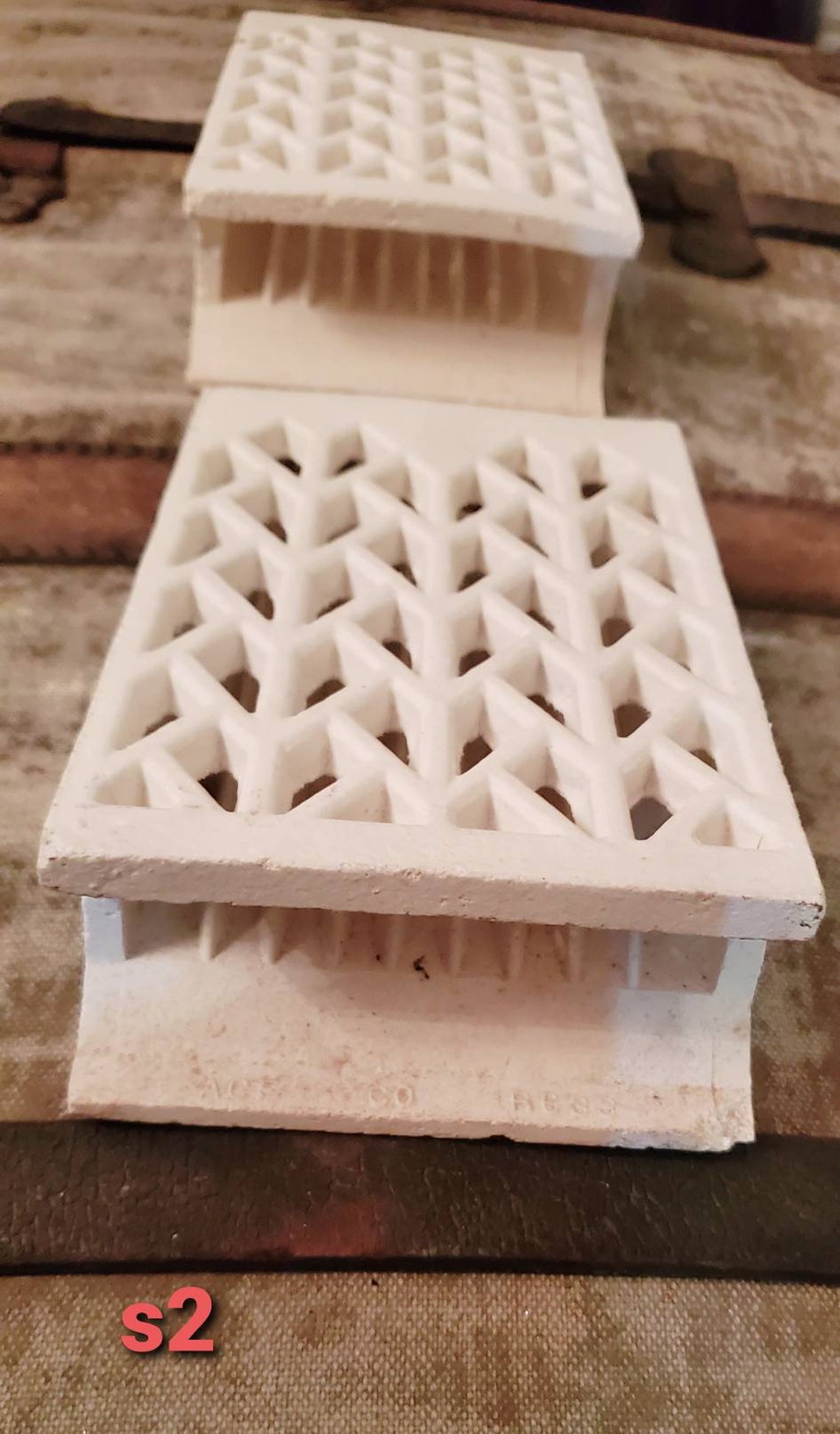 Gas Heater Grates Antique Radiant Brick Inserts for Antique Etsy