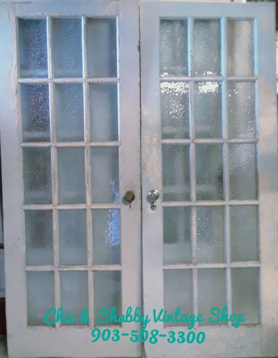 Antique French Doors Rare Vintage Glass Antique French Doors Rare Vintage Glass