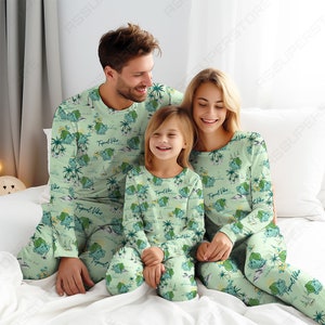 Plant Buddy Fluffball Matching Pajamas Set Cute Christmas Family Holiday Gift