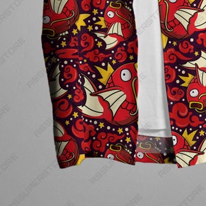 Magikarp Hawaiian Shirt Magikarp Button Up Shirt Gift image 8