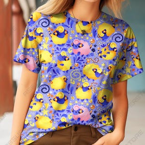Sheep Electric T-Shirt Cute Yellow Lamb Shirt Aesthetic Unisex Tee Vintage Gift