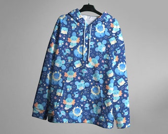 Chemise à capuche Mudkip Wooper Chemise Mudkip Anime japonaise pour cadeau chemise Wooper unique