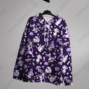 Sudadera con capucha Eclipse, divertida sudadera con capucha de conejito, sudadera unisex para parejas, regalos para camisetas Eclipse