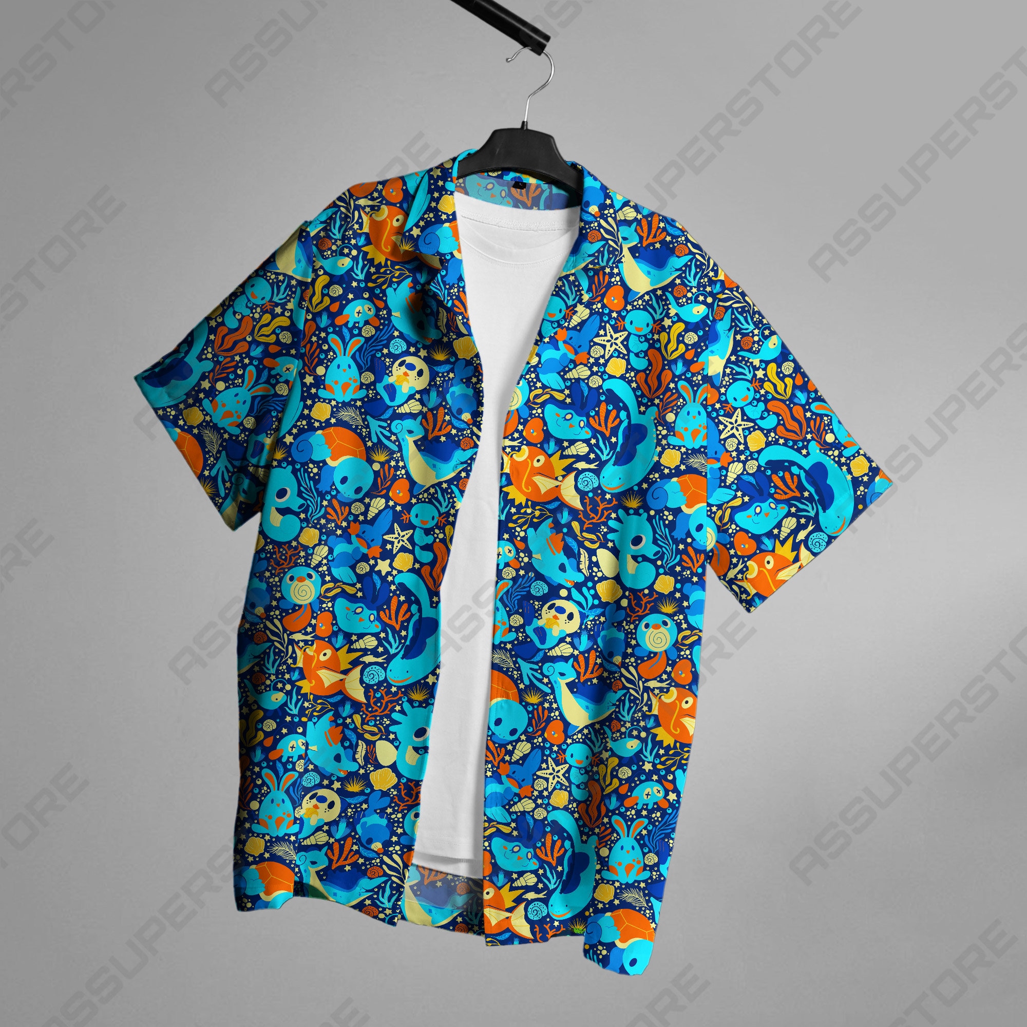 Trout Fish Hawaiian Shirt - TeeUni