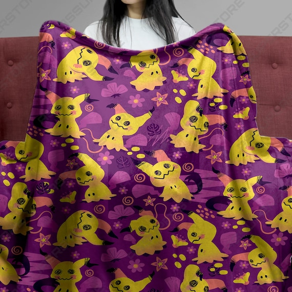 コットンブランケット【purple×yellow】 2024 70㎝×100