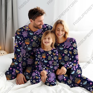 Shadow King-pyjama&#39;s Bijpassende pyjama&#39;s voor het hele gezin Kerstcadeau
