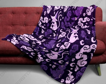 Luna Shadow Fleece Blanket Shadow Blanket Gift