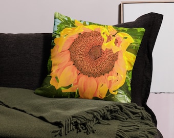 Colorado Sunflower Premium Pillow