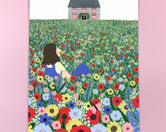 Wildflower Art Print (A4)