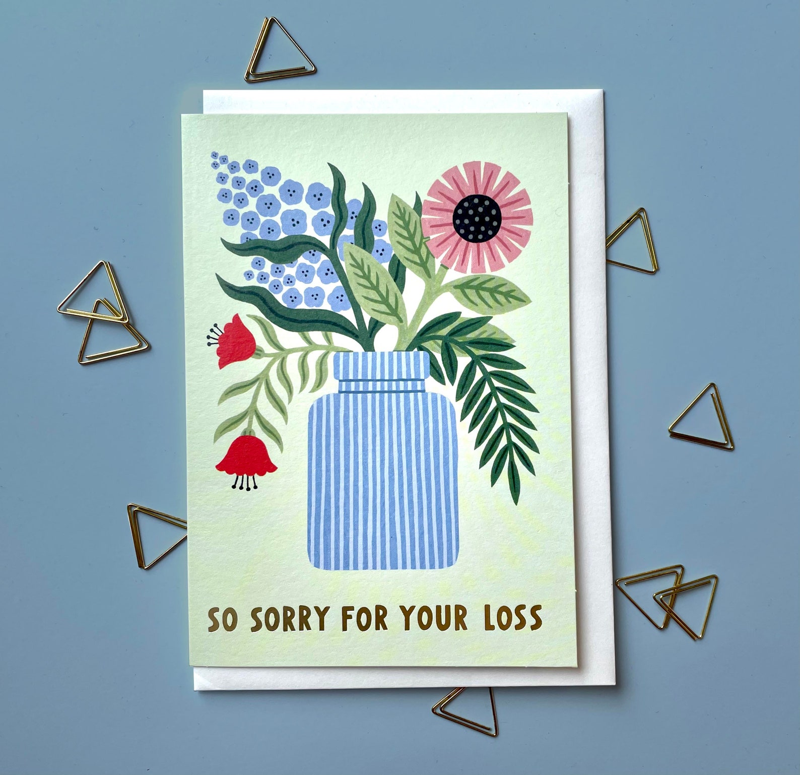 Sorry for Your Loss Card | With Sympathy | so Sorry Greetings Card ...
