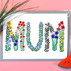 母の日カード、MUM カード、グリーティング カード、植物カード、母の日、植物、紙製品、花カード、花のイラスト、レタリング