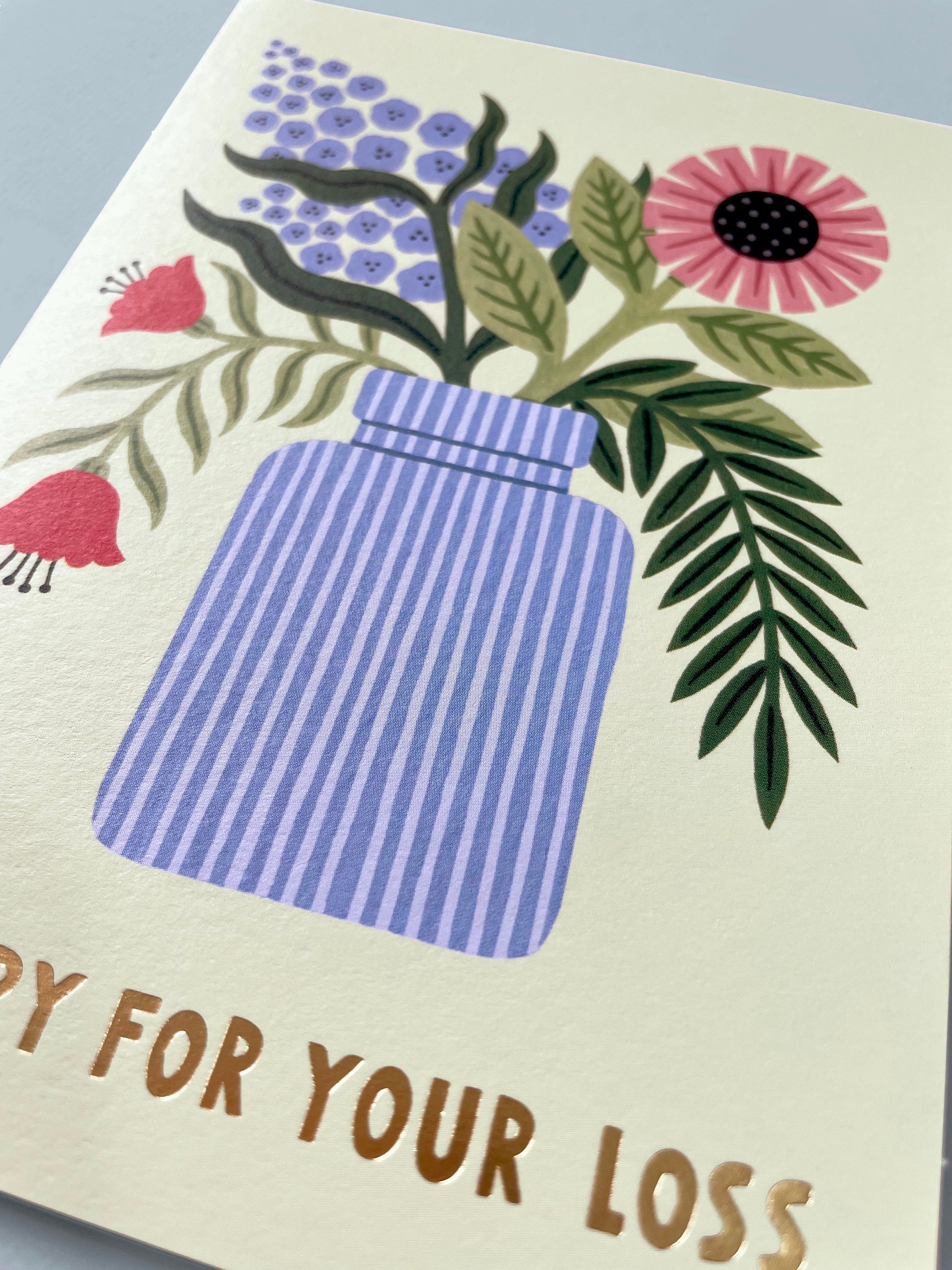 Sorry for Your Loss Card | With Sympathy | so Sorry Greetings Card ...