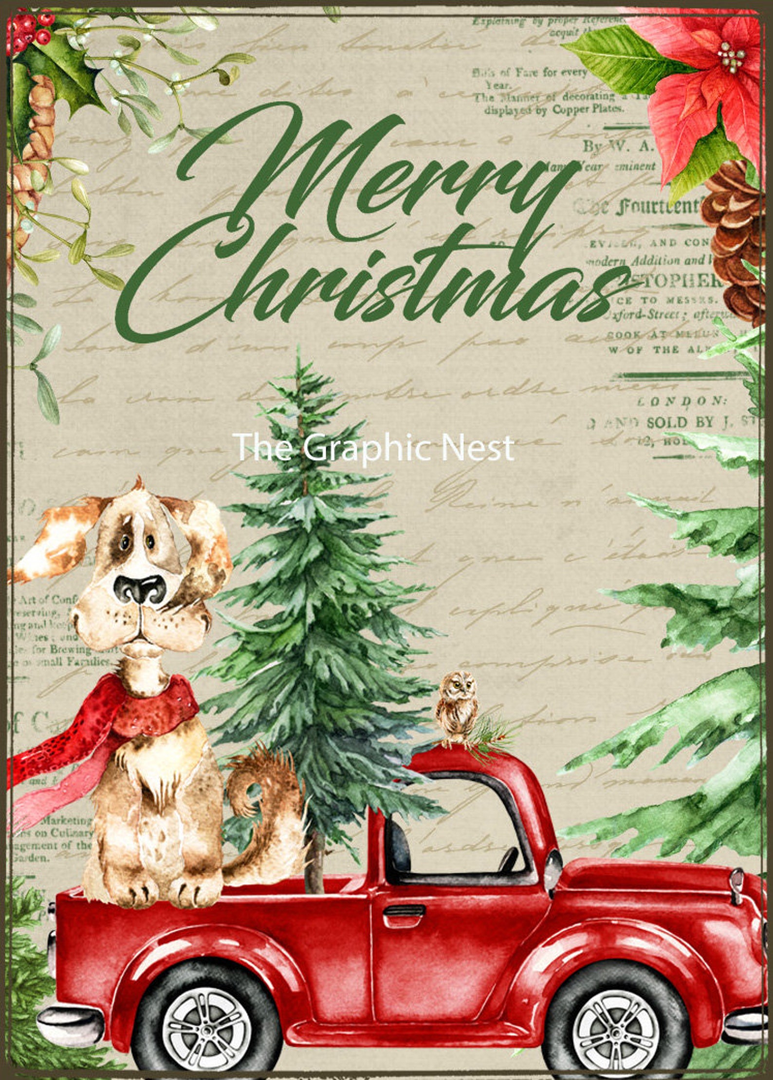 Christmas ATC Cards. Digital Download. - Etsy