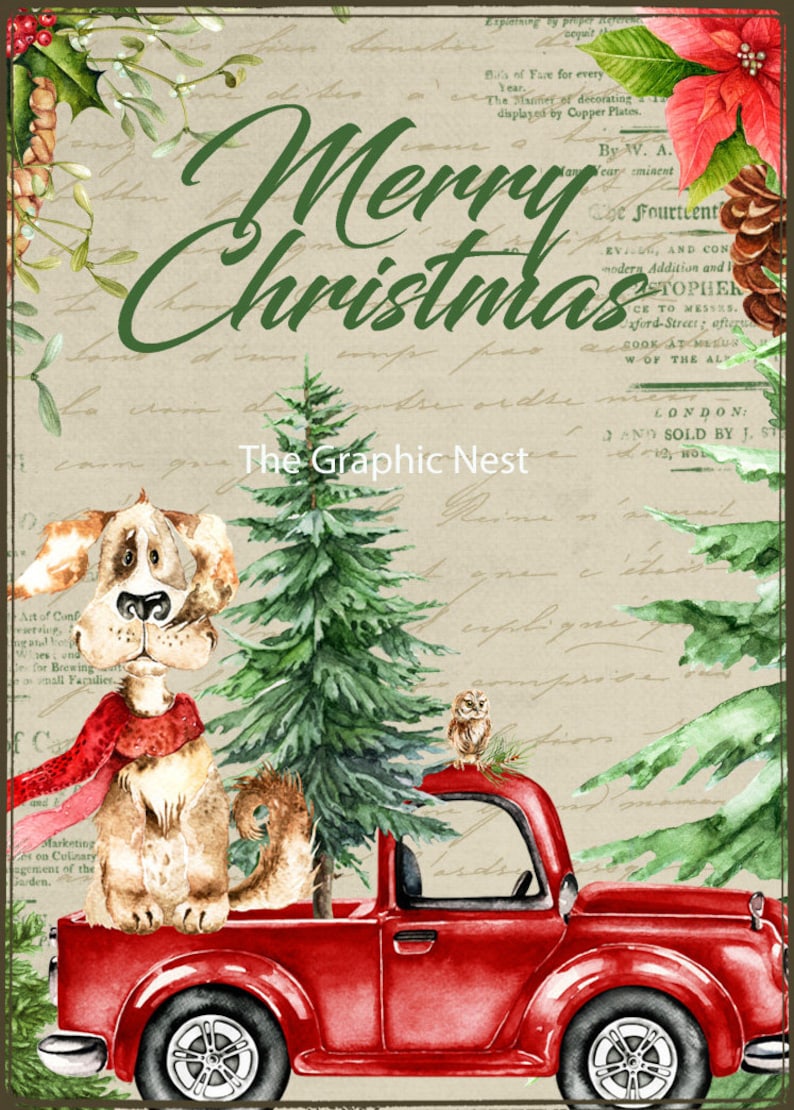 Christmas ATC Cards. Digital Download. - Etsy