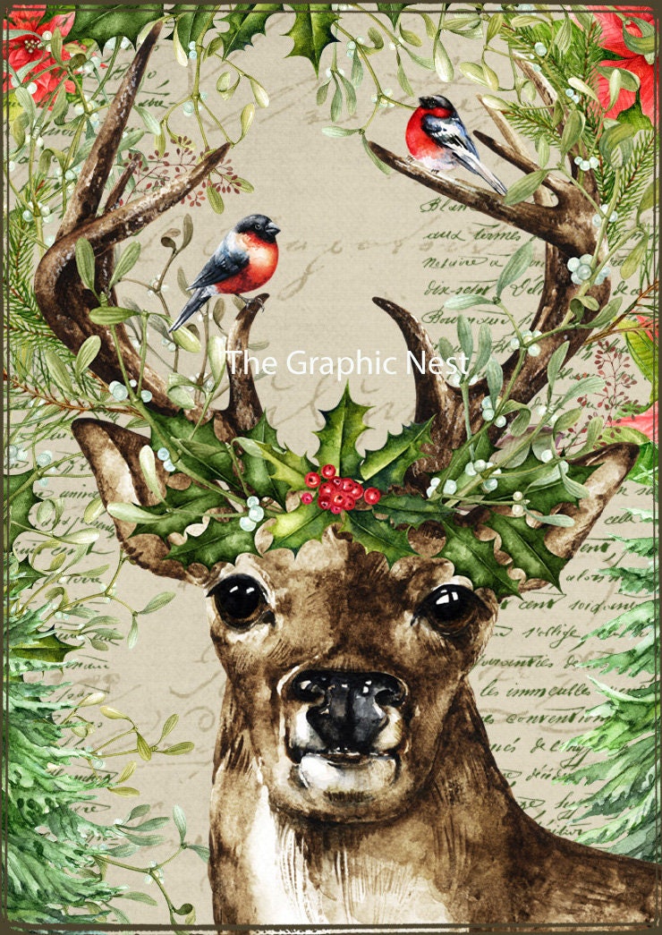 Christmas ATC Cards. Digital Download. - Etsy
