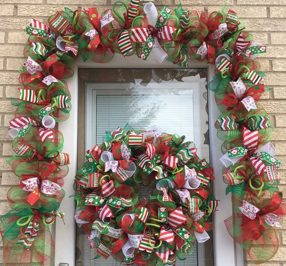 Christmas Garland Garland Christmas Wreath Wreaths Etsy