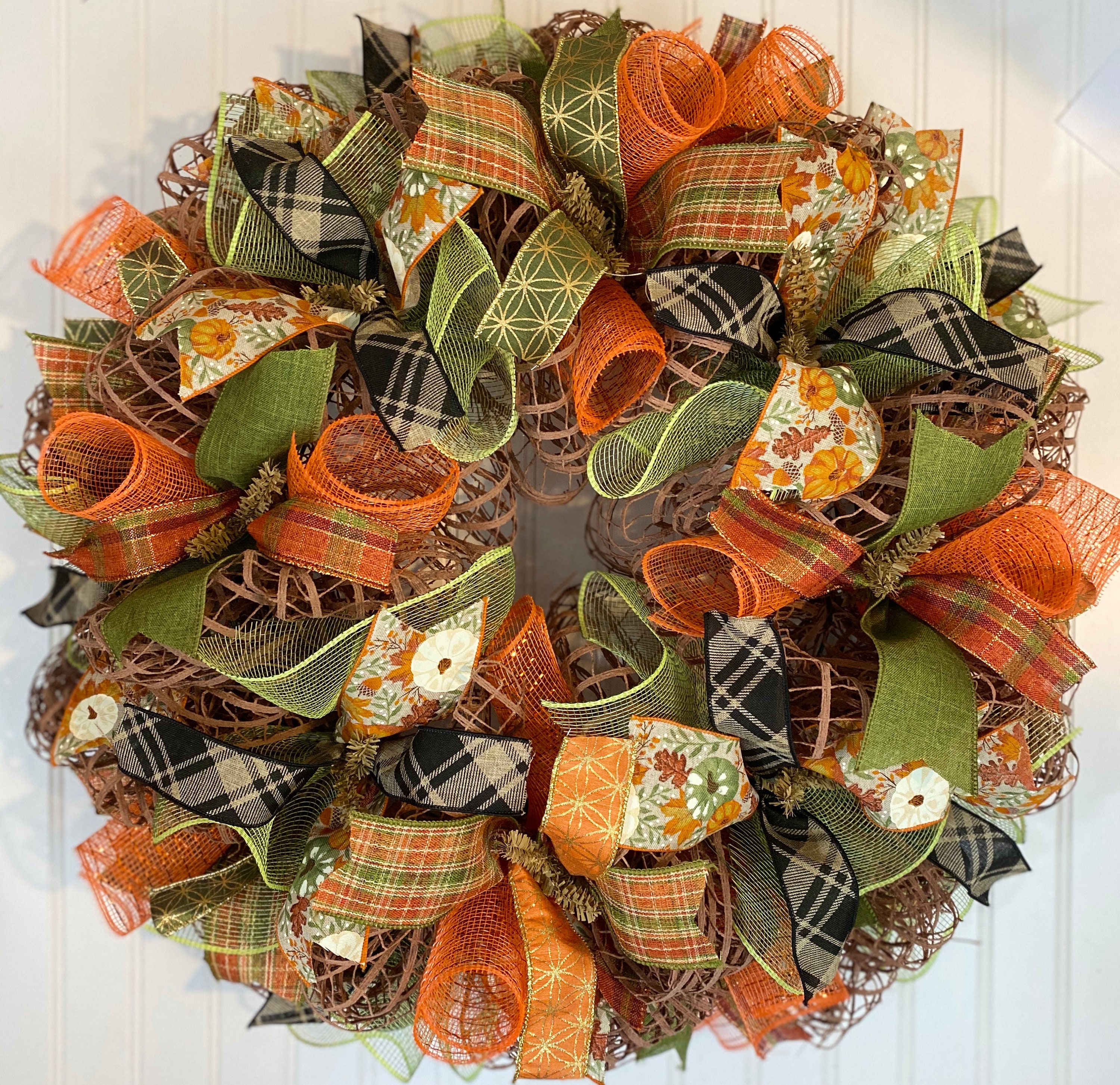 Harvest wreath, fall wreath, wreath, harvest wreaths, fall wreaths, h…