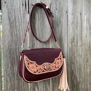 Crossbodytas met gereedschap, leren crossbodytas, zadeltastasje met gereedschap