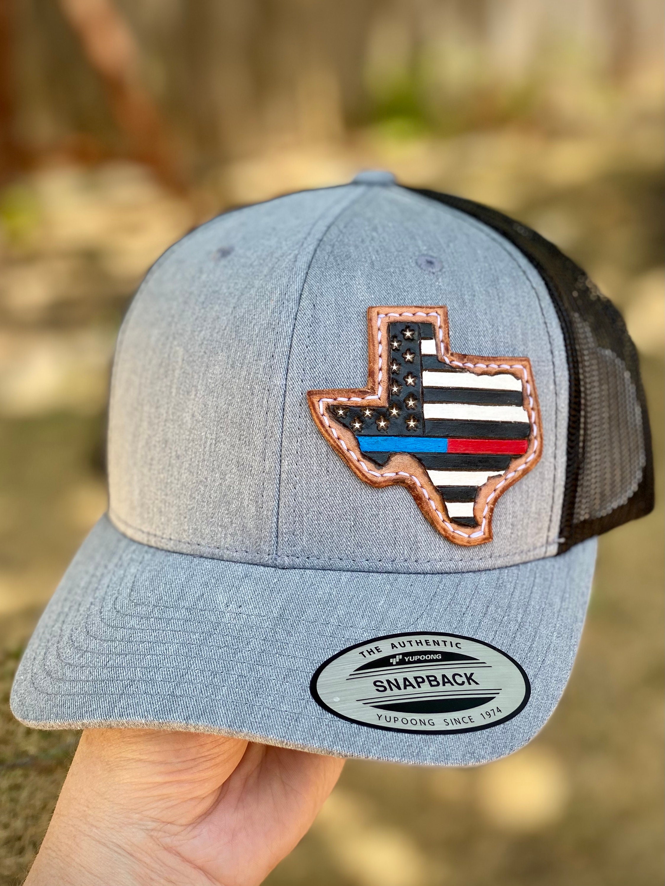 10 Leather Hat Patches Custom made from Genuine Leather with Your Logo,  Text, or Design in Any Shape - 10 Count - Ships VERY FAST!