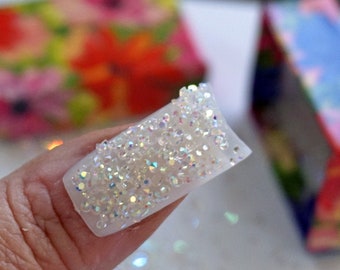 2500 AB NAIL CRYSTALS, Gift for Her