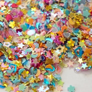 5000 Mixed Glitter Sequins, Super Small Slime Charms (1/8&quot;)